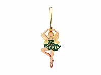 Vianočná kovová ozdoba Ballerina 10 cm
