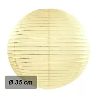 Lampión okrúhly 35 cm šampaň