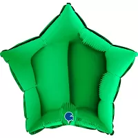 Fóliový balónik hviezda zelená 46 cm