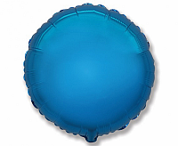 Fóliový balónik kruh modrý 45 cm