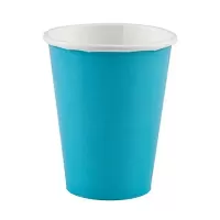 Papierové kelímky modré 8 ks
