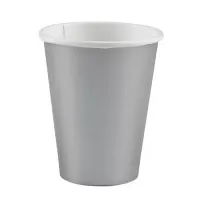 Papierové párty tégliky strieborné 8 ks