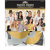 Rekvizity do fotokoutku Silvestr - 12ks