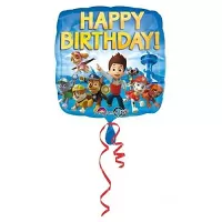 Foliový balonek Tlapková patrola Happy Birthday 43 cm