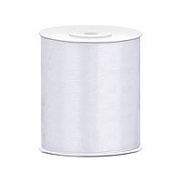Saténová stuha biela 10 cm x 25 m