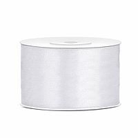 Saténová stuha biela 38 mm x 25 m