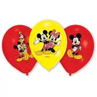 Latexové balóniky Mickey Mouse 6 ks