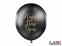 Latexový balónik so zlatým nápisom Happy New Year 30 cm