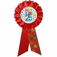 Narodeninový odznak Happy BDay 25