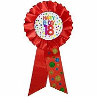 Narodeninový odznak Happy BDay 18