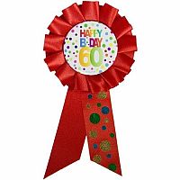 Narodeninový odznak Happy BDay 60