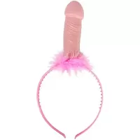 Čelenka penis s kroužky Party hra