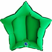 Fóliový balónik hviezda zelená 46 cm