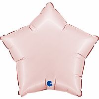 Fóliový balónik hviezda ružová 46 cm