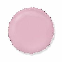 Fóliový balónik kruh baby pink 46 cm