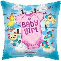 Fóliový balónik pillow oblečiek - holka 46 cm