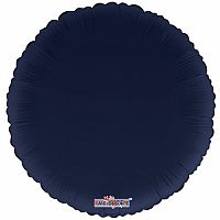 Fóliový balónik kruh navy blue 46 cm