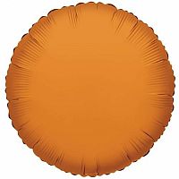 Fóliový balónik kruh oranžová 46 cm