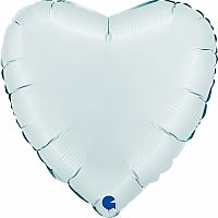 Fóliový balónik srdca svetlomodré 46 cm