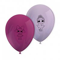 Latexové balóniky LOL Surprise glitrová potlač 30 cm - 8 ks
