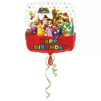 Fóliový balónik Super Mario Happy Birthday 43 cm