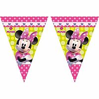 Vlajočková girlanda Minnie Mouse 300 cm