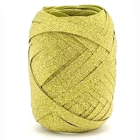 Vázací stuha zlatá s glittrem 10m x 5mm