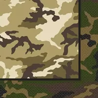 Papírové ubrousky Vojenské - military 16 ks