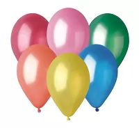 Metalické balonky 28 cm - mix barev 100 ks