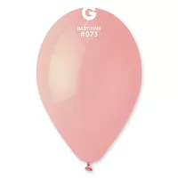 Balónik 26cm/10" #073 baby ružový 100 ks