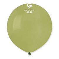 Balónik 48cm/19" #098 olivový