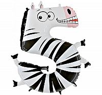 ANIMALOONS 5 ZEBRA 95cm