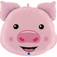 Fóliový balónik - hlava prasiatka 76 cm