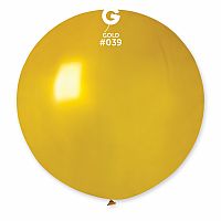 Balónik 80cm/31" #039 metal zlatá