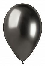 Balónik 33cm/13" #090 SHINY vesmírne šedý 50 ks