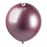 Balónik 48cm/19" #091 SHINY ružový