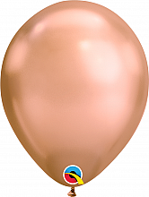 Balónik Qualatex CHROME - rosegold 11"/28cm (100ks/bal)