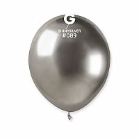 Balónik SHINY 13cm/5" #089 strieborný 100 ks