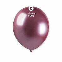 Balónik SHINY 13cm/5" #091 ružový