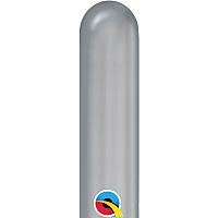 Q260 Balónek (152cm:5cm) CHROME stříbrný (100ks/bal)