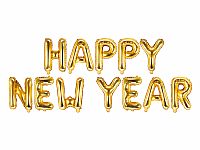 Balónky fóliové set "Happy New Year"