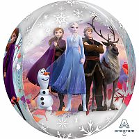 Fóliový balónik gule Frozen 2 - 40 cm