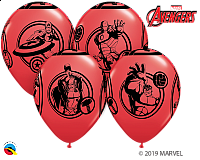 Latexové balonky Avengers 6 ks