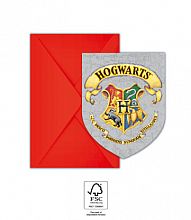 EKO Pozvánky a obálky Harry Potter 6ks