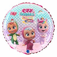 Fóliový balónik - Cry Babies kruh 46cm