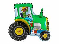 Fóliový balónik MINI Traktor Zelený 35cm