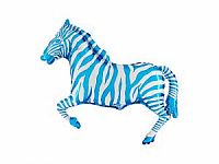 Fóliový balónik MINI Zebra Modrá 35cm