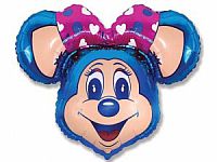 Fóliový balónik BABSY Mouse Modrá 68cm