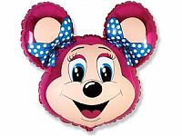 Fóliový balónik BABSY Mouse Ružová 68cm