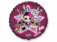 Fóliový balónik Kruh - LOL STAR 46cm